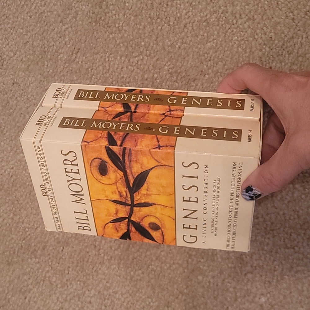 Bill Moyers 10 tape audio book collection "Genesis a living conversion"